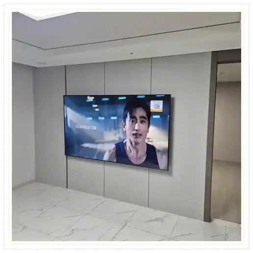이트리니티 공도 센트럴파크 벽걸이TV 설치 관련 거실 참고 이미지 1
