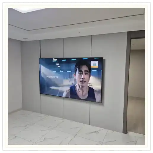 용인고림지구 3차 양우내안애 더센트럴 벽걸이TV 설치 관련 거실 참고 이미지 1