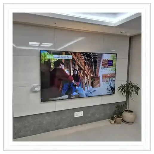 김포마송 디에트르 벽걸이TV 설치 관련 거실 참고 이미지 1