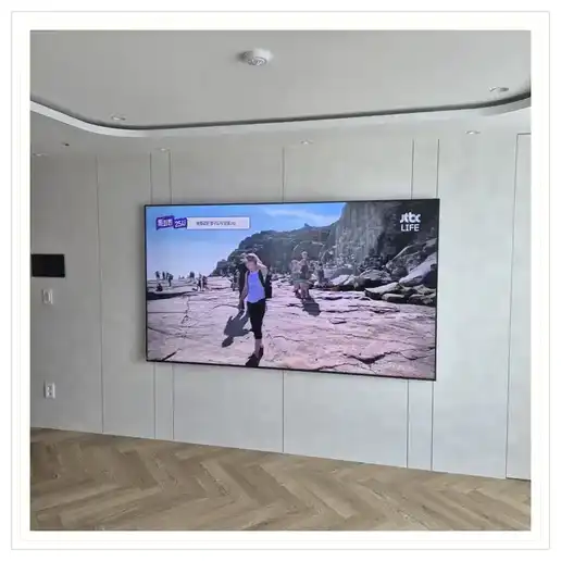 양주 옥정 리젠시빌란트 벽걸이TV 설치 관련 거실 참고 이미지 1