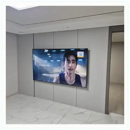 평택 효성해링턴플레이스 벽걸이TV 설치 관련 거실 참고 이미지 1