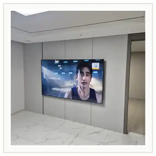 태전 효성해링턴플레이스 벽걸이TV 설치 관련 거실 참고 이미지 1