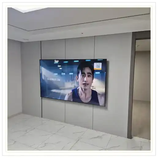 고덕 하늘채 시그니처 벽걸이TV 설치 관련 거실 참고 이미지 1