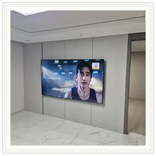 파주운정 우미린 더퍼스트 벽걸이TV 설치 관련 거실 참고 이미지 1