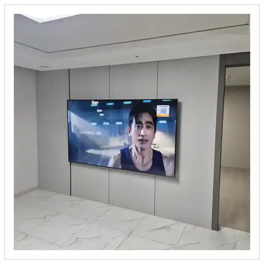 운정 금강펜테리움 센트럴파크 벽걸이TV 설치 관련 거실 참고 이미지 1