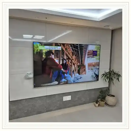 운정신도시 디에트르 더클래스 벽걸이TV 설치 관련 거실 참고 이미지 1