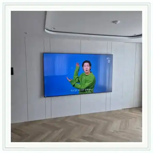 동탄2 LH40단지 벽걸이TV 설치 관련 거실 참고 이미지 1