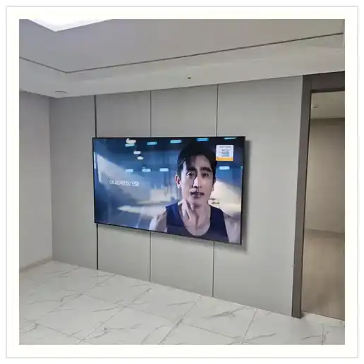 동탄2 LH 행복주택28단지 벽걸이TV 설치 관련 거실 참고 이미지 1