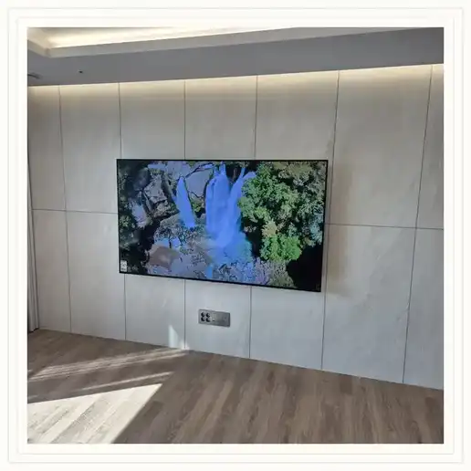 e편한세상 태재 벽걸이TV 설치 관련 거실 참고 이미지 1