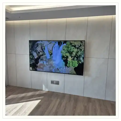 오산세교 한신더휴 벽걸이TV 설치 관련 거실 참고 이미지 1